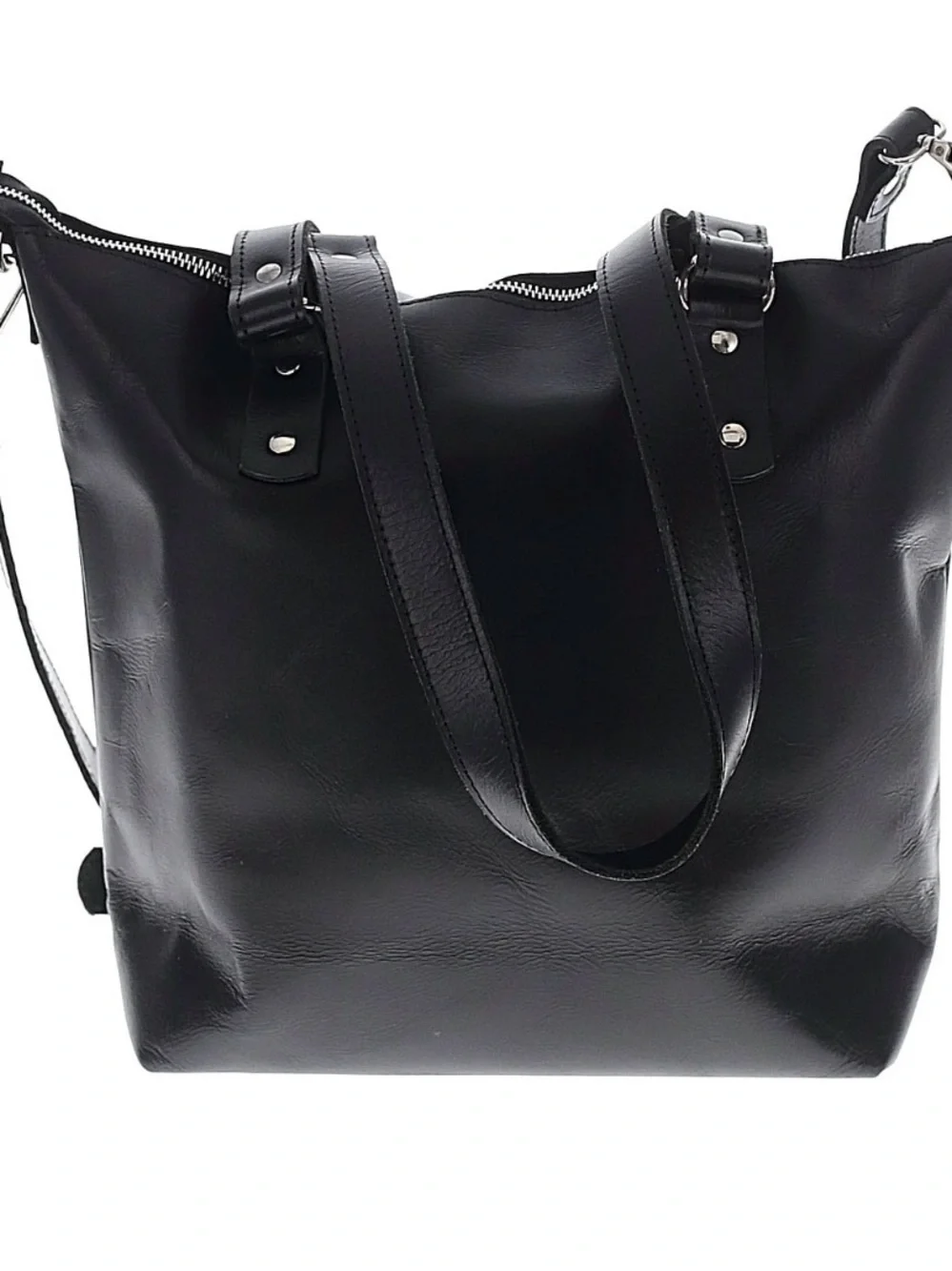 Hides sleek black